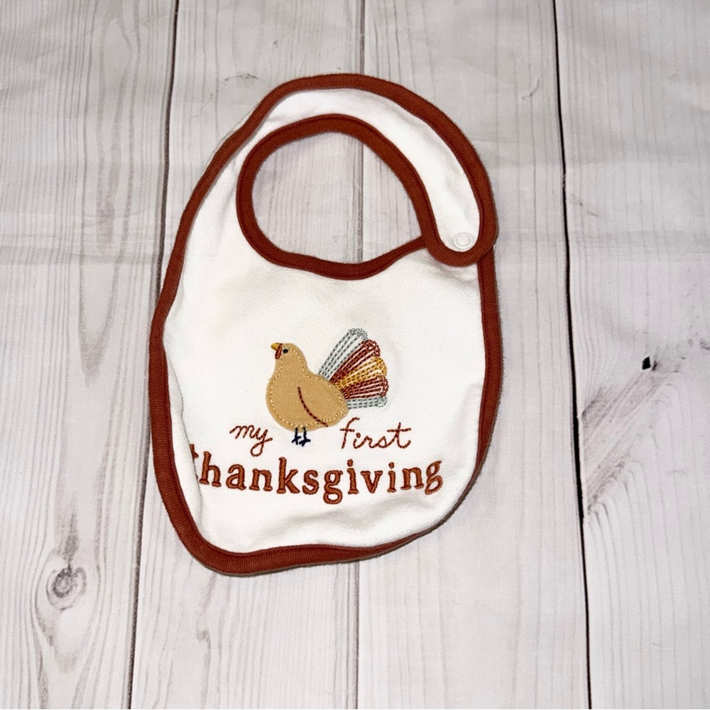 My First Thanksgiving Baby Bib
